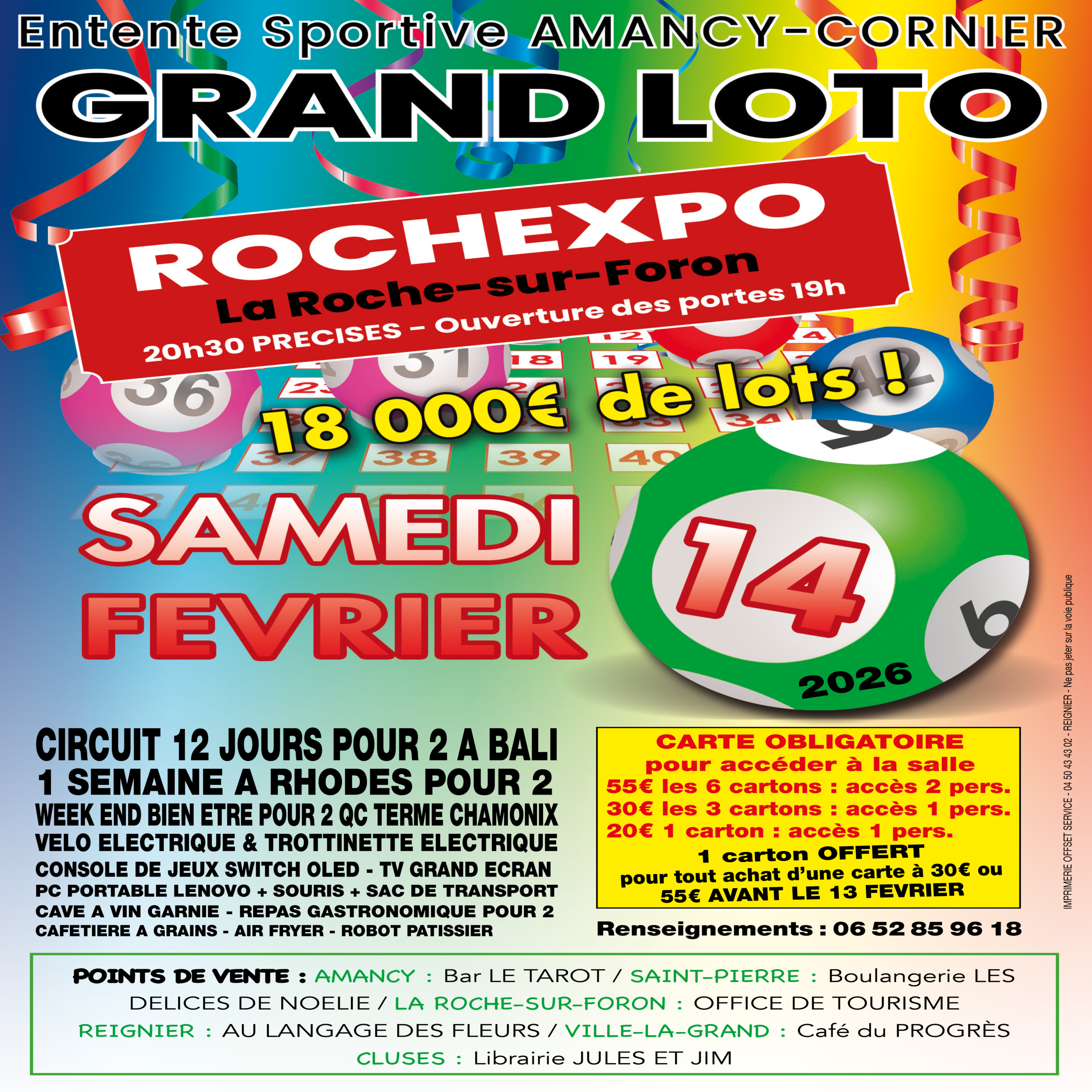 Loto de l&rsquo;Entente Sportive Amancy Cornier